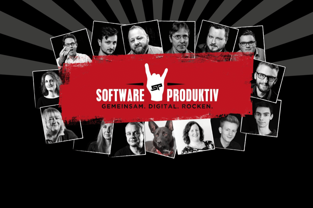 Teambild von Softwareproduktiv